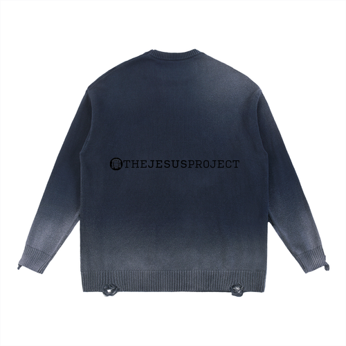 Christ Crucified Distressed Crewneck Sweater