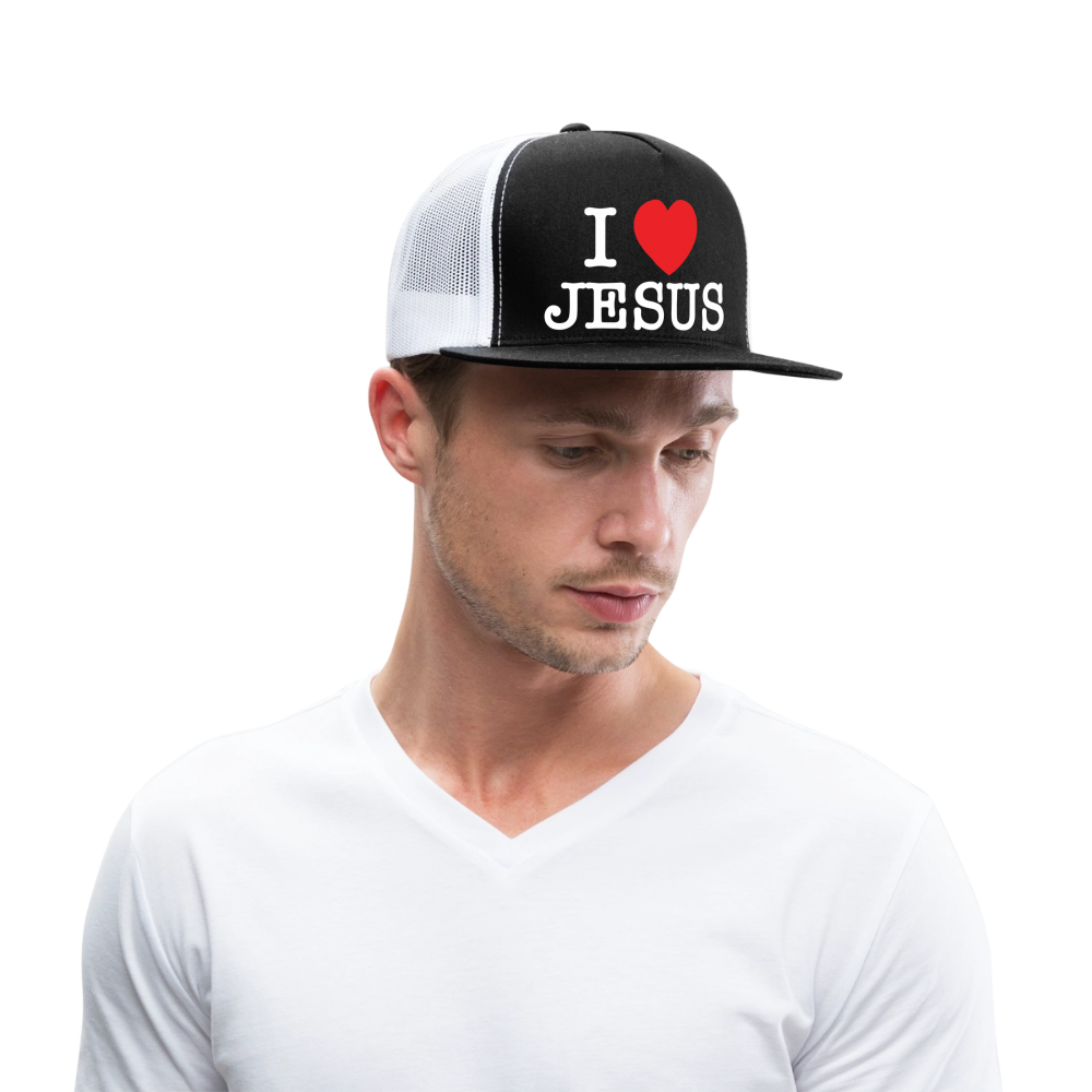 I Love Jesus Cap (b/w) - black/white
