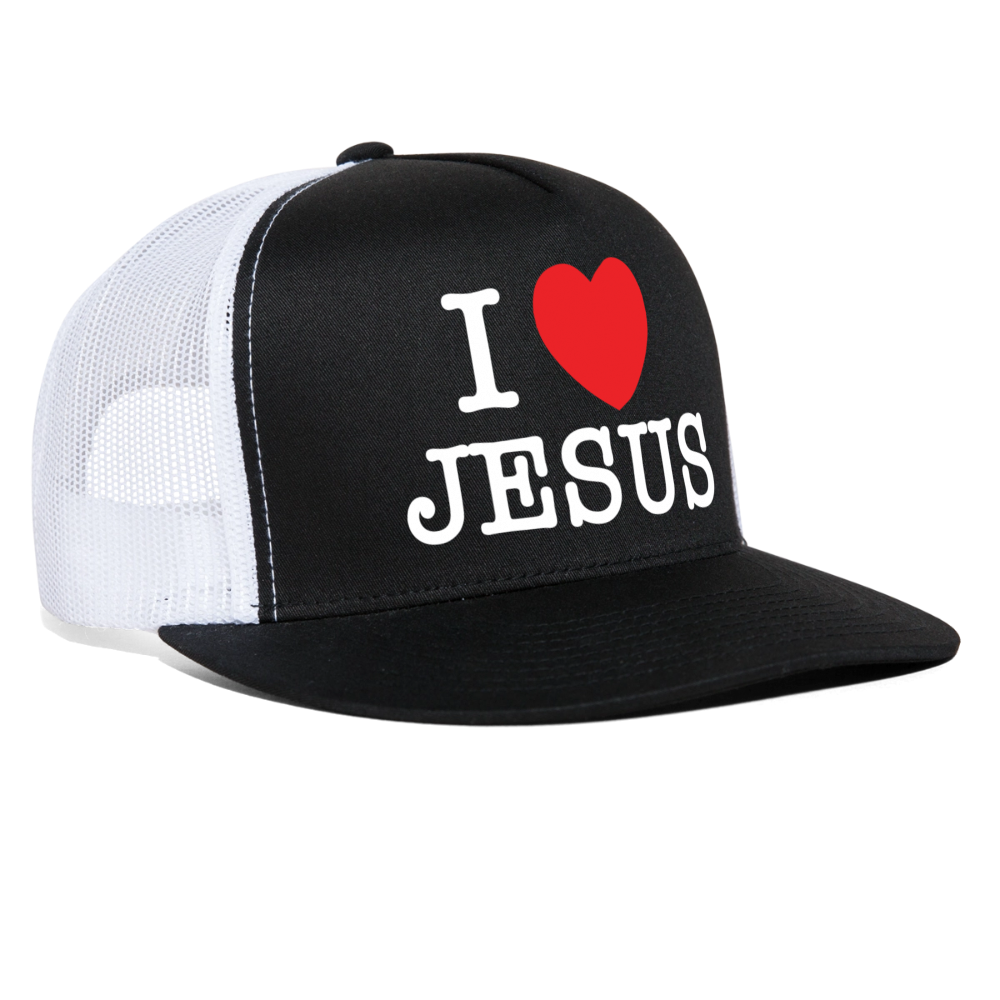 I Love Jesus Cap (b/w) - black/white