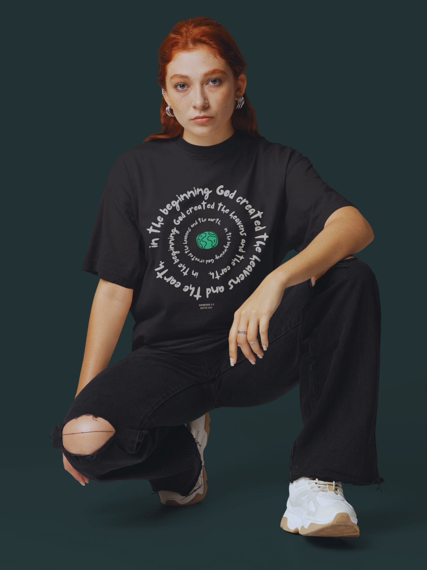 In the Beginning Oversized Tee